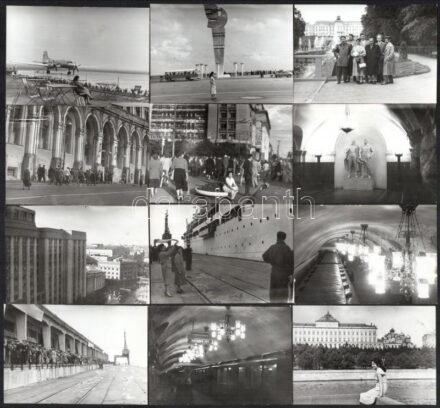 1918 Szovjetunióbeli utazás 18 db fotó 7x10 cm