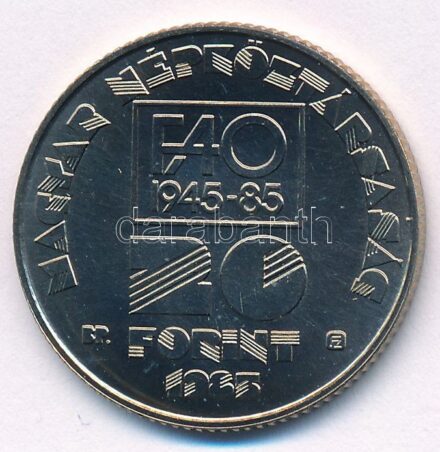 1985. 20Ft Cu-Ni 'FAO' T:1 Adamo EM80