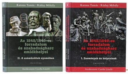 Katona Tamás-Ráday Mihály: Az 1848/89-es forradalom és szabadságharc emlékhelyei. I-II. köt. I. köt.: Események és helyszínek. II. köt. A száműzöttek nyomában. Szerk.: Csorba László. Bp., 2013-2016., Corvina. Kiadói kartonált