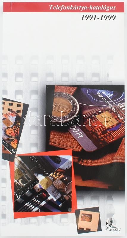 1991-1999 MATÁV telefonkártya katalógus