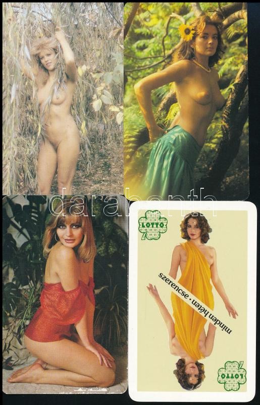 1984-87 10 db erotikus kártyanaptár - Image 2