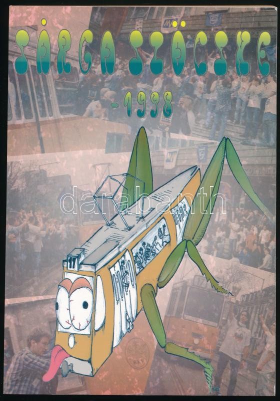 1998 Sárga szöcske 1998 a Kandó Kálmán Kollégium 100 éves évfordulójára készült külön kiadvány kiadói papírkötésben