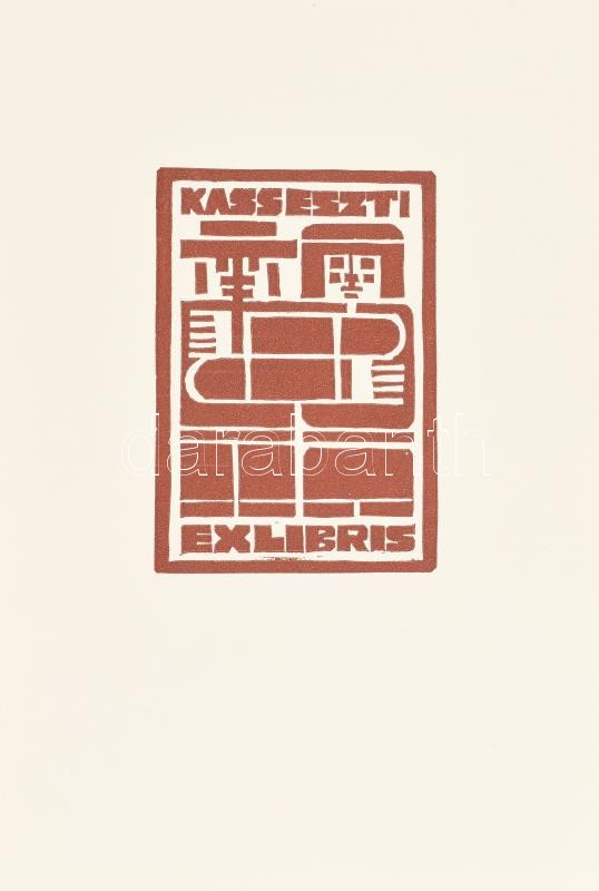 1982 Magyar Kisgrafika. Kisgrafika Barátok Köre. Kiadói félvászon kötésű mappában. Számozott:528/550. Eredeti metszetekkel, többek közt Kass János, Bálványos Huba, Banga Ferenc, Stettner Béla grafikáival, össz. 24 db komplett. - Image 3