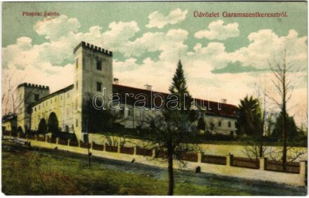 1907 Garamszentkereszt, Sväty Kríz nad Hronom, Ziar nad Hronom; püspöki palota / bishop's palace (EK)