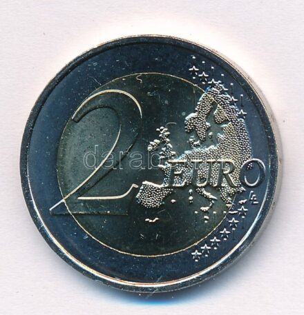 Franciaország 2016. 2E 'UEFA labdarúgó Európa Bajnokság 2016' forgalmi emlékkiadás tanúsítvánnyal, kapszulában T:1- kis ph, karc France 2016. 2 Euro 'UEFA EURO 2016 FRANCE' circulating commemorative coin with certificate in capsule C:AU
