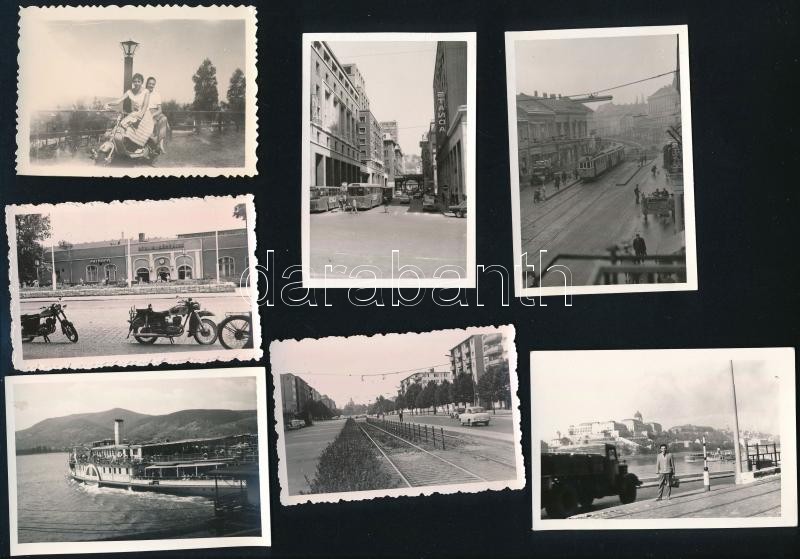 cca 1950-1960 Vegyes közlekedési fotó, 11 db, változó állapotban, 9x6 cm és 5x7 cm közötti méretben