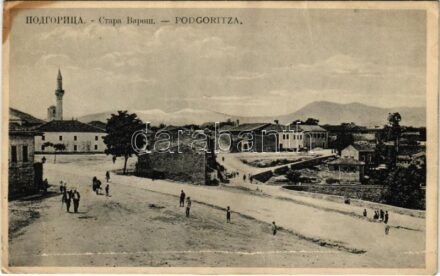 Podgorica, Podgoritza; Stara varos / old town (pinholes)