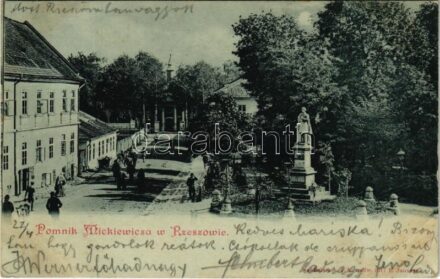 Rzeszów, Pomnik Mickiewicza / monument (EB)