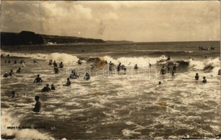 1935 Varna, Warna; beach, bathers. photo (fl)