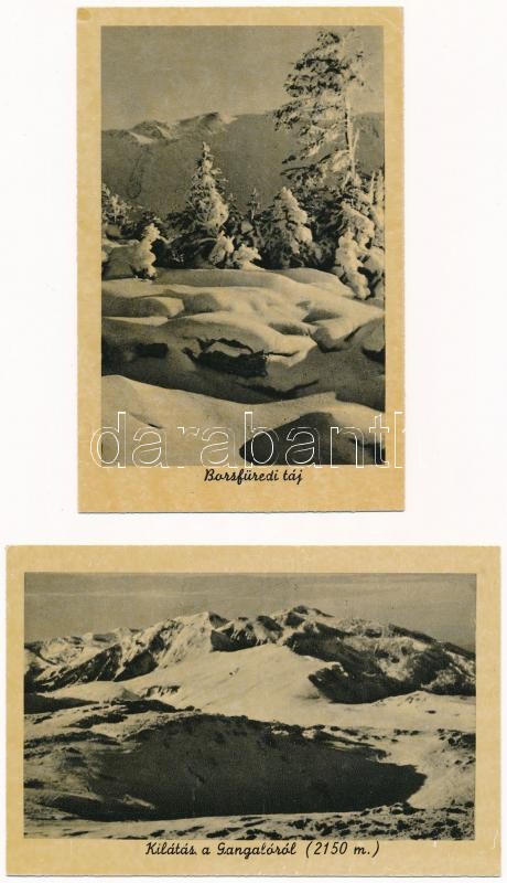 11 db RÉGI erdélyi Weinstock képeslap: Tusnádfürdő, Borsa és Gangaló / 11 pre-1945 Transylvanian postcards: Baile Tusnad, Borsa, Gangalo - Image 2