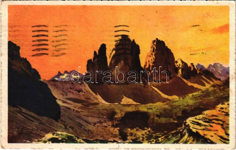 1938 Cortina d'Ampezzo (Südtirol), Le Tre Cime di Lavaredo (EK)