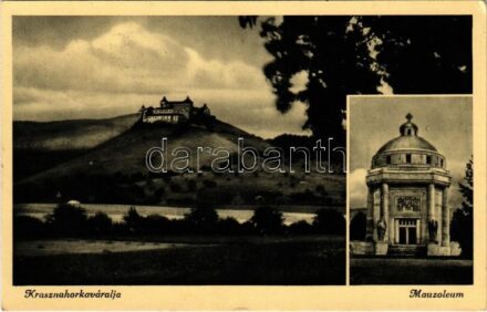 1939 Krasznahorkaváralja, Krásnohorské Podhradie; Krasznahorka vára, Mauzóleum / Hrad Krásna Horka / castle, mausoleum (EK)