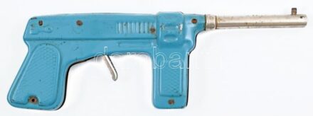 Retro fém lemez géppisztoly, nem működik 27 cm
