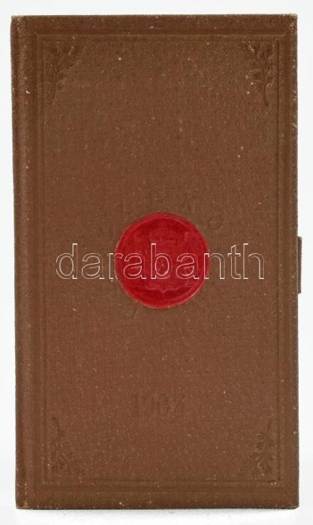 1904 Táncrend Csíkvármegyei egyetemi ifjúság táncestélye, Csikszereda, ceruzával 11 cm