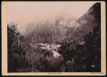 Herkuslesbad (Herkulesfürdő) fotója 18x14 cm