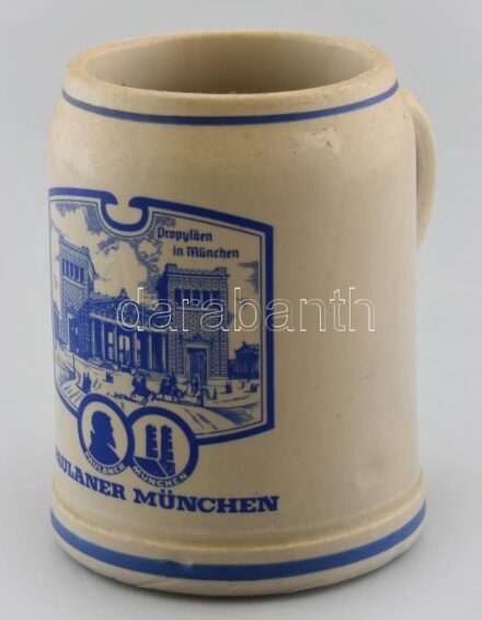 Söröskorsó. Paulaner München. Kőedény. Jelzett. 0,5 L m: 13 cm