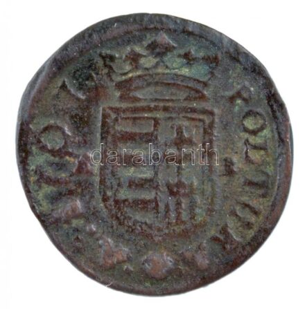 1707K-B Rézpoltúra 'II. Rákóczi Ferenc' (2,26g) T:2- Hungary 1707. Poltura 'Francis II Rákóczi' Kremnitz (2,26g) C:VF Huszár: 1549., Unger II.: 1139.a