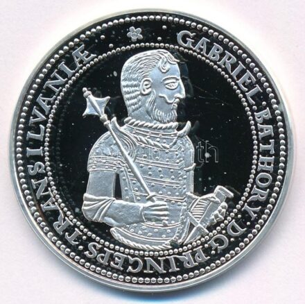 DN 'Magyar tallérok utánveretben - Báthory Gábor tallérja 1609' Ag emlékérem (20g/0.999/38,6mm) T:PP