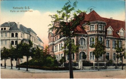 Katowice, Kattowitz; Partie am Wilhelm-Platz / street view