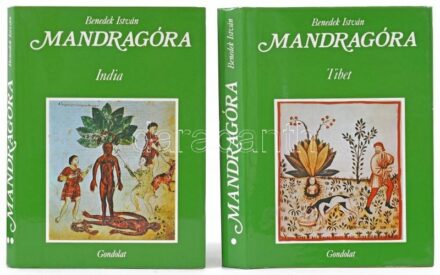 Benedek István: Mandragóra. Kultúrtörténeti tanulmány különös tekintettel a varázslásra és gyógyításra. I-II. kötet. I.kötet: Tibet. II. kötet: India. Bp.,1979, Gondolat. Fekete-fehér és színes képekkel illusztrálva. Kiadói