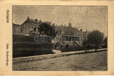 Piotrków, Piotrków Trybunalski; Palac Rudowskiego / street view, palace