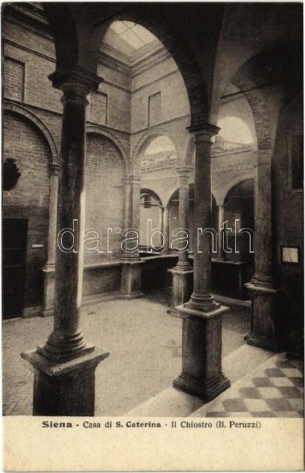 Siena, Casa di S. Caterina, Il Chiostro (B. Peruzzi) / House of Saint Catherine of Siena, The cloister (EK)