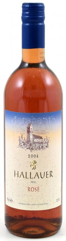 2004 Schaffhausen Hallauer rosé bor bontatlan palack