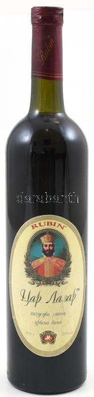 2006 Rubin Car Lazar bontatlan palack vörösbor