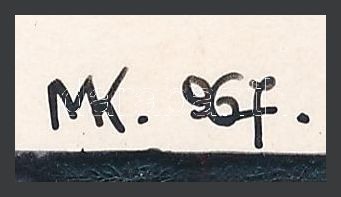 Milasovszky Kálmán (?-): Kályha, 1967. Vegyes technika, papír, jelzett, kartonra kasírozva, 14x10 cm - Image 3