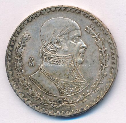 Mexikó 1966. 1P Ag 'Függetlenség' T:2 Mexico 1966. 1 Peso Ag 'Independence' C:XF