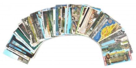 Kb. 100 db MODERN külföldi város képeslap / Cca. 100 modern town-view postcards from all over the world