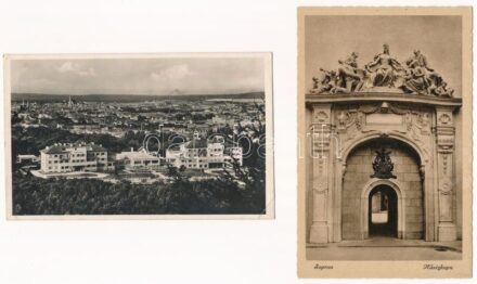 7 db RÉGI magyar város képeslap / 7 pre-1945 Hungarian town-view postcards