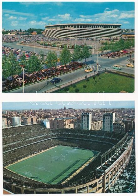 STADIONOK - 7 db modern sport képeslap / STADIUMS - 7 modern sport postcards