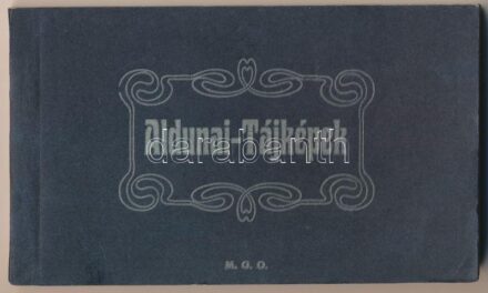 Aldunai-Tájképek - Képeslap füzet 20 képeslappal: Báziás, Babagáj, Kazánszoros, Tricule, Orsova, Ada Kaleh, Vaskapu, Román-szerb határ / postcard booklet with 20 postcards