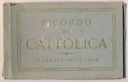 Cattolica - 3 vedute artistiche / postcar booklet with 3 postcards
