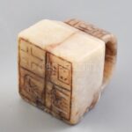 Régi, kínai pecsétnyomó. faragott kő 2,5cm / Chinese stone seal maker 2,5 cm