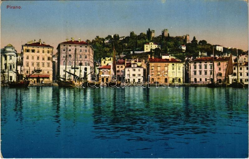 Piran, Pirano; (crease)