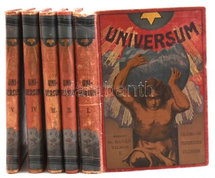 Universum. Találmányok, felfedezések, utazások, vadászkalandok, természetcsodák, hasznos tudnivalók; a természettudományok, a földrajz és az egészségtan köréből való olvasmányok. I-V. köt. Szerk.: Dr. Hankó Vilmos.
