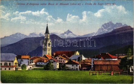 Cortina d'Ampezzo (Südtirol), verso Becco di Mezzodi e Croda da Lago