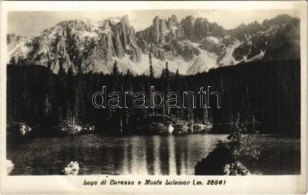 Lago di Carezza, Karersee (Südtirol); e Monte Latemar / lake, mountain