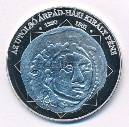 DN 'A magyar nemzet pénzérméi - Károly Róbert és az első garas 1308-1342' Ag emlékérem, tanúsítvánnyal (10,37g/0.999/35mm) T:PP