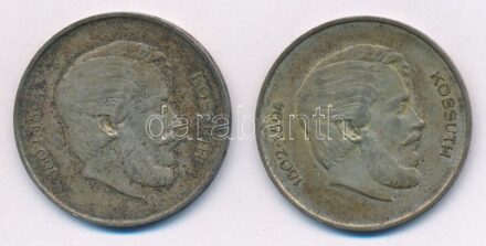 1947. 5Ft Ag 'Kossuth' (2x) T:3 patina Adamo F8.1