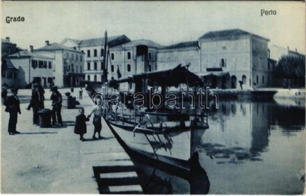 Grado, Porto / port, steamship (EK)