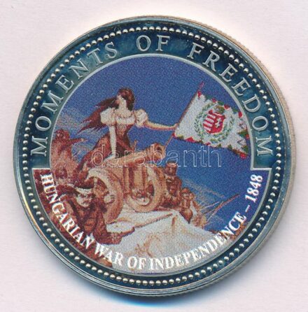 Libéria 2001. 10$ 'Szabadság pillanatai - Magyar szabadságharc 1848' multicolor T:1 (eredetileg PP) Liberia 2001. 10 Dollars 'Moments of Freedom - Hungarian war of independece 1848' multicolor C:UNC (originally PP)