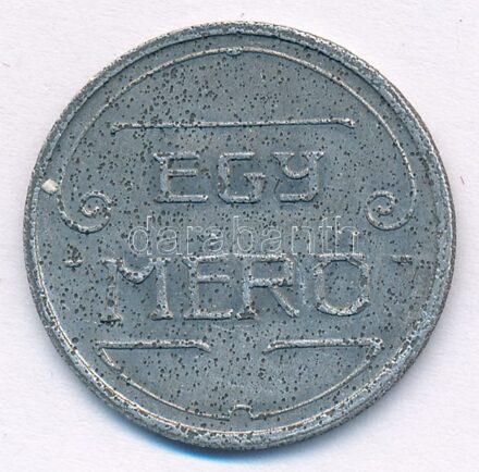 ~1909-1918. 'Egy mérő / Főherczegi Gazdasági Intézőség Bokroshát' Al bárca T:2- Hungary ~1909-1918. 'Egy mérő (One unit) / Főherczegi Gazdasági Intézőség Bokroshát' Al token C:VF