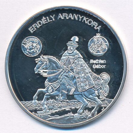 DN 'Nemzetünk nagyjai - Bethlen Gábor' Ag emlékérem tanúsítvánnyal (10,37g/0.999/35mm) T:PP