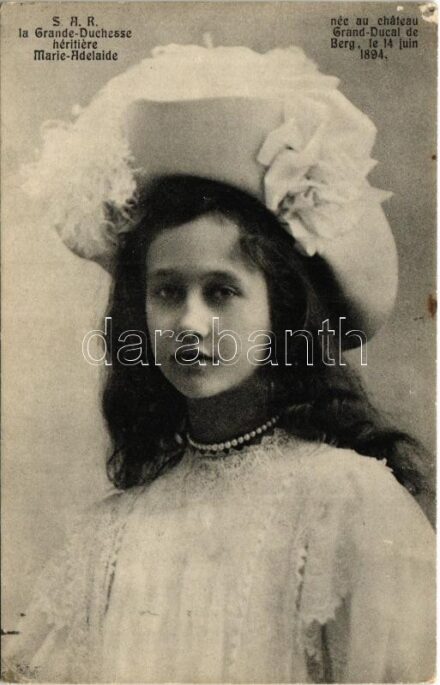 Marie-Adélaide, Grand Duchess of Luxembourg (fl)