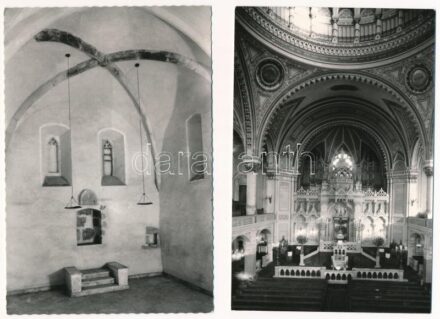 ZSINAGÓGÁK - 10 db modern magyar képeslap / SYNAGOGUES - 10 modern Hungarian postcards