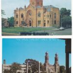 ZSINAGÓGÁK - 10 db modern magyar képeslap / SYNAGOGUES - 10 modern Hungarian postcards - Image 2