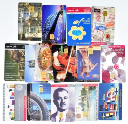 1999-2004 15 db klf MATÁV telefonkártya (EU, pénzjegynyomda, hangszerek, stb.)